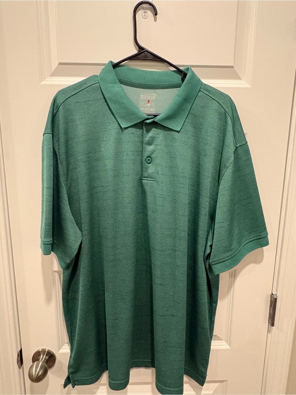 RedHead Teal Green Short-Sleeve Polo